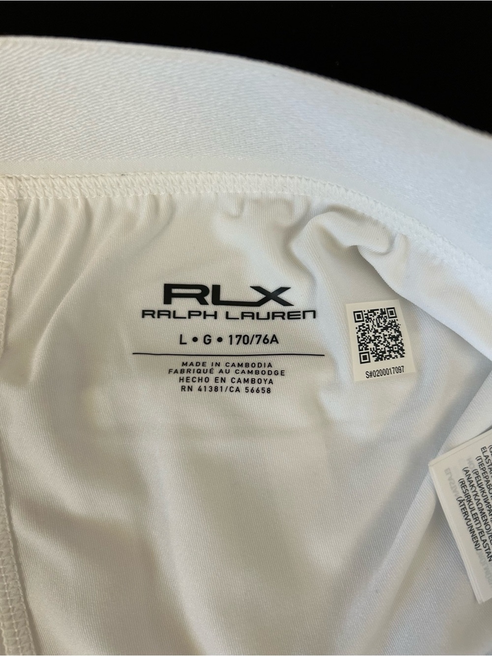 RLX Ralph Lauren Golf Skort Women's Size L White Golf Tennis Pickleball Gym - Picture 7 of 11